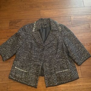 Lane Bryant Tweed Blazer Size 28